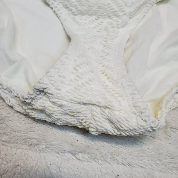 NWT Catalina VTG White Eyelet Romantic Cottagecore One Piece Swimsuit‎ Swim 16 - Picture 8 of 9